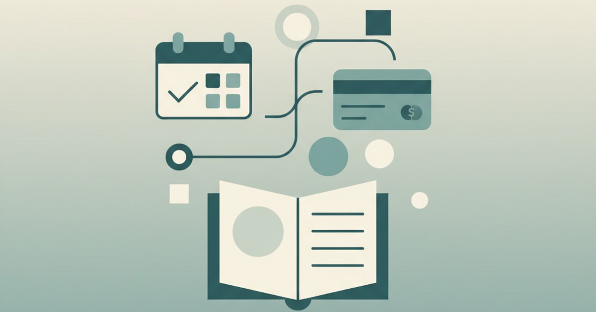 Editorial hero for wordpress booking plugin with payment