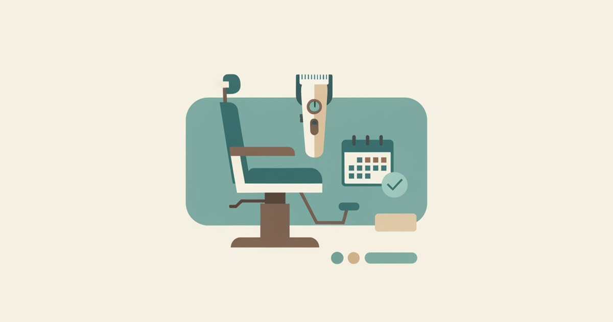 Editorial hero for wordpress barber booking