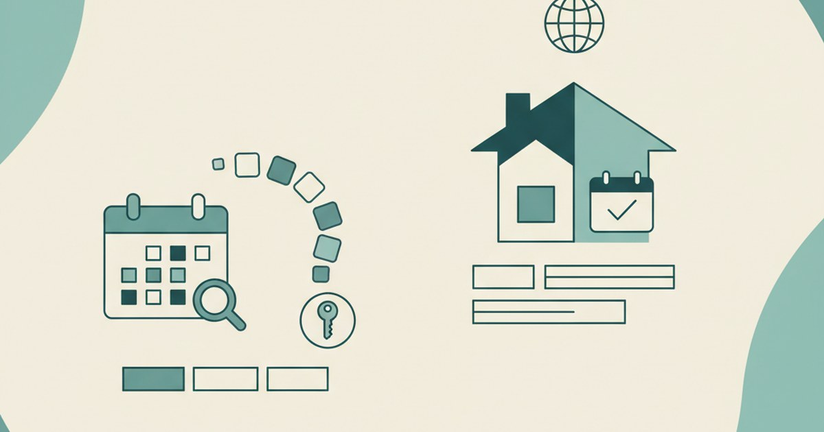 Editorial illustration supporting the article on wordpress rental booking plugin.